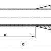 KABEĻU UZGALIS TUL-0.34/8/DIN-T*P100
